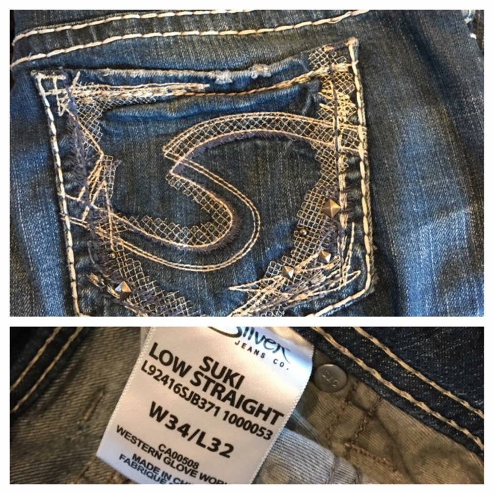 Silver jeans